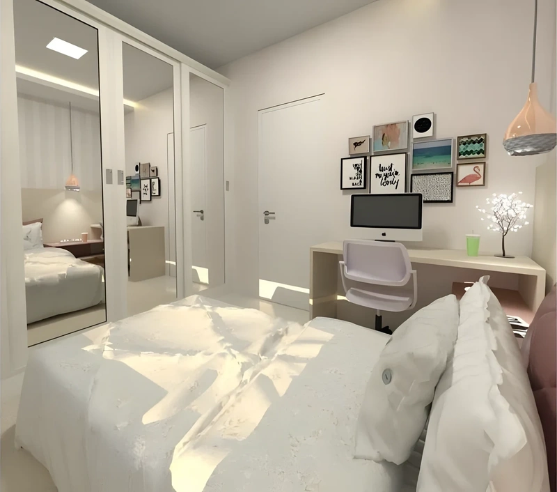 Apartamento de 71 m² com 2 dormitórios, sendo 1 suíte, no bairro Centro – Santa Rosa/RS — foto 5 de 12