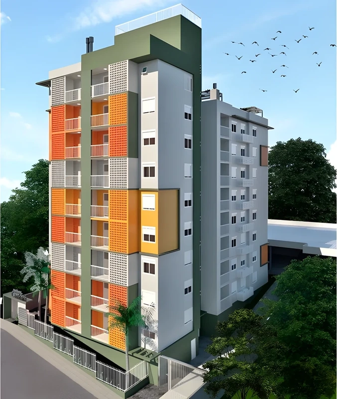 Apartamento 2 quartos em construção no Centro