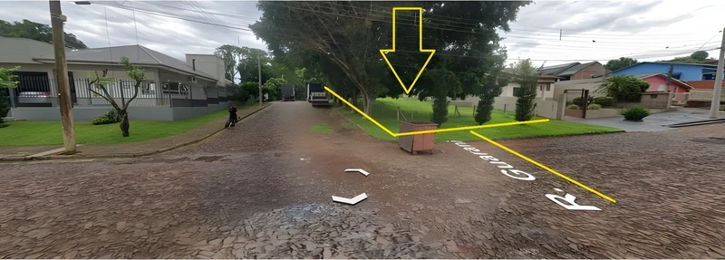 Terreno de esquina na Central, Santa Rosa