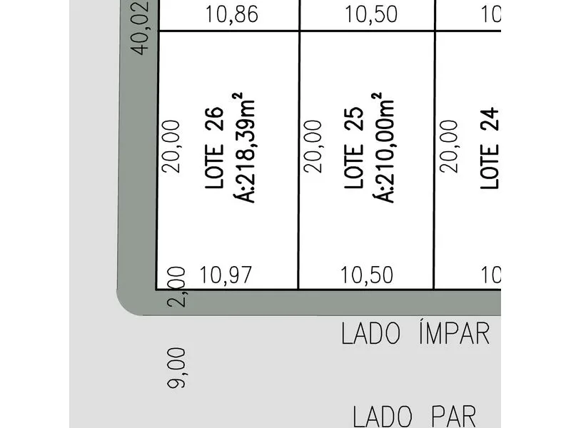 Terreno de esquina no Loteamento Montese III, Figueira — foto 4