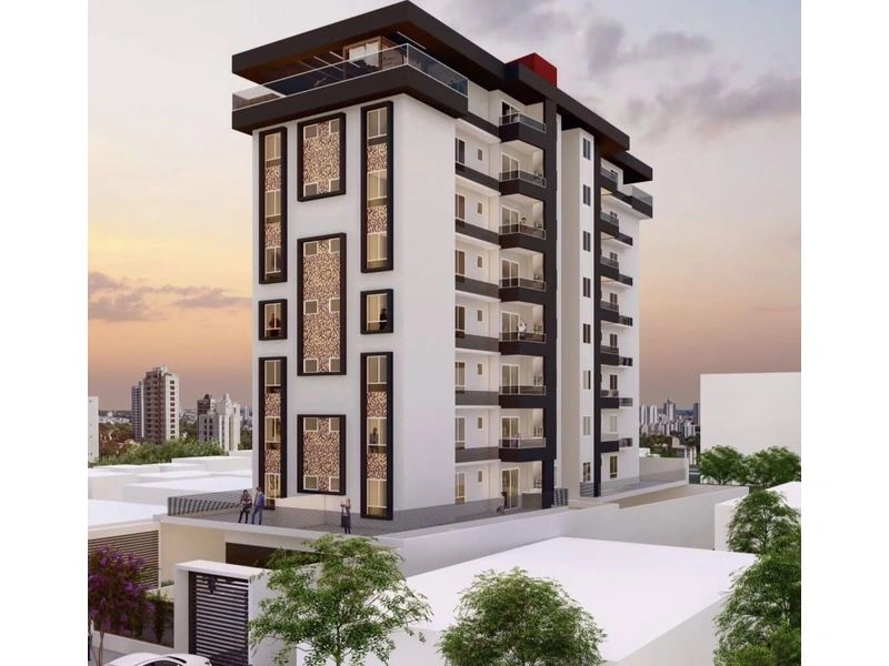 Residencial com dez pavimentos (sub solo garagens, térreo acesso/lazer/garagens, 07 pavimentos tipos residenciais e 01 pavimento cobertura).    APARTA
