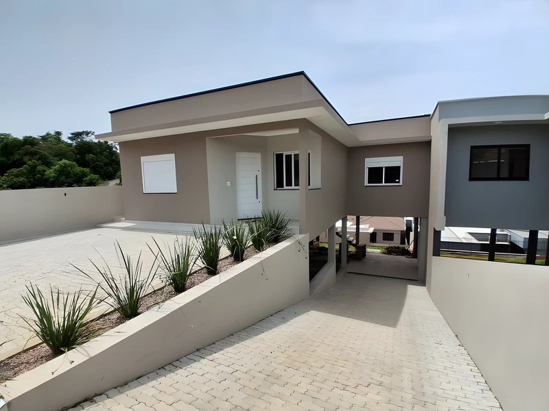 Casa nova com acabamento de alto padrão em Timbaúva