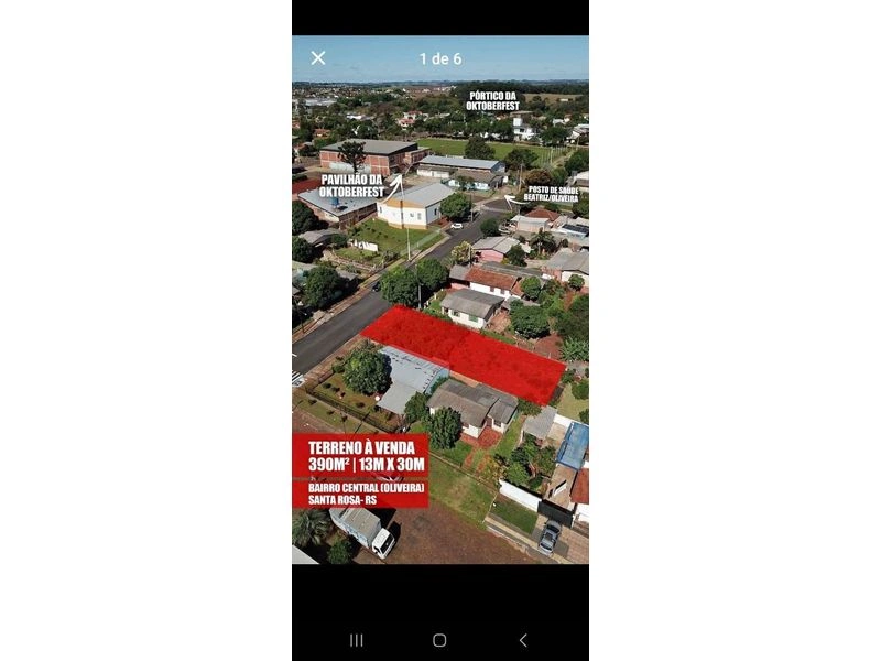 Terreno a venda em Excelente localização no Bairro Central ( Oliveira )