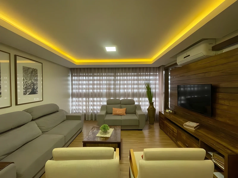 Apartamento 3 quartos finamente mobiliado no Luxxor, Centro
