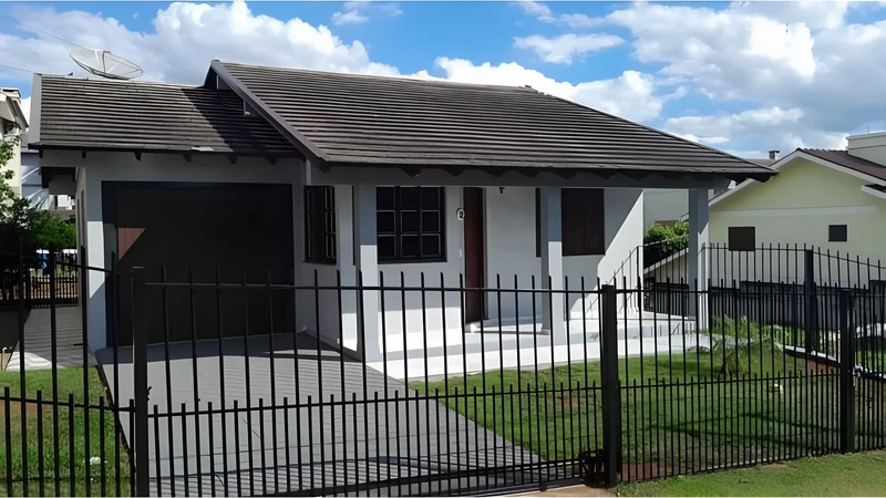 Casa com dois dormitórios no Centro de Santa Rosa