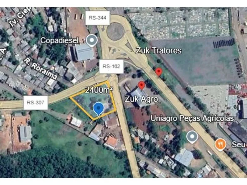 Terreno comercial estratégico na entrada de Santa Rosa, 2.400 m² — foto 1