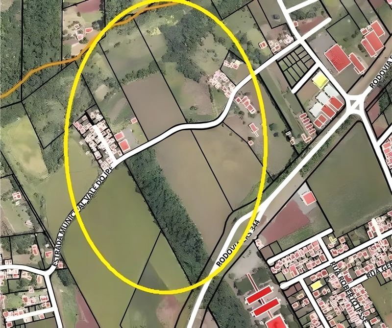 Terreno em Timbaúva com frente para RS 344, próximo à Unijuí