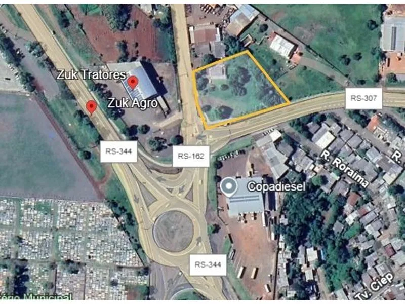 Terreno comercial estratégico na entrada de Santa Rosa, 2.400 m² — foto 2