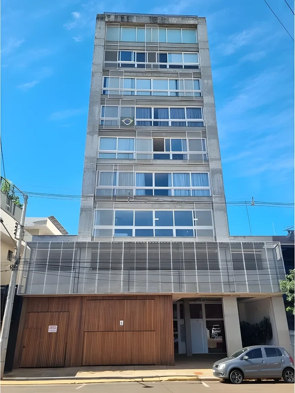 Apartamento com 2 dormitórios no Centro, Edifício Santos Dumont