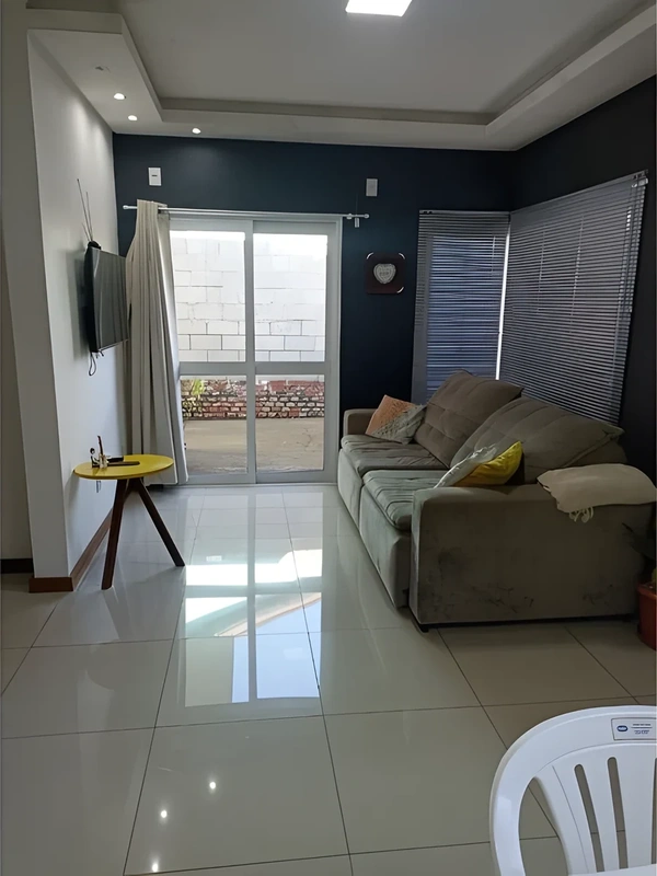 Casa a venda no loteamento Montese Area construída 46 m² terreno com 210 m² 10x20 1 quarto  banheiro lavanderia ampla sala Casa com chapada,  piso por — foto 9 de 13