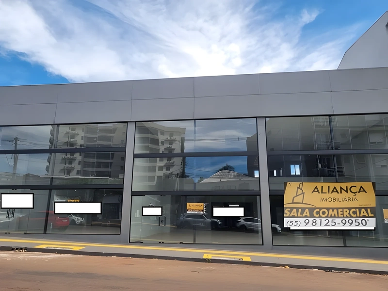 Sala comercial 410 m² no Centro de Santa Rosa